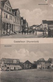 Hier geht es zur Karte mit dem Motiv 'Der Marktplatz und die Bahnhofstraße'