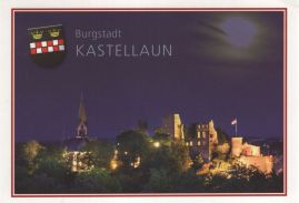 Hier geht es zur Karte mit dem Motiv 'Wehende Fahne in der Nacht'